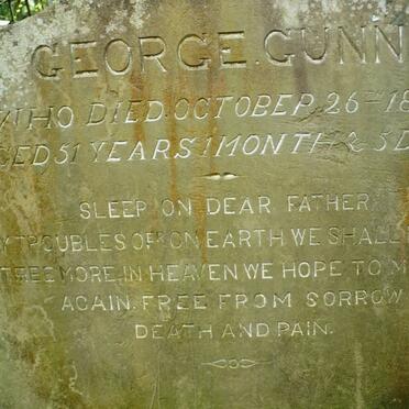 GUNN George -1869