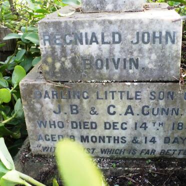 GUNN Reginald John Boivin -1885