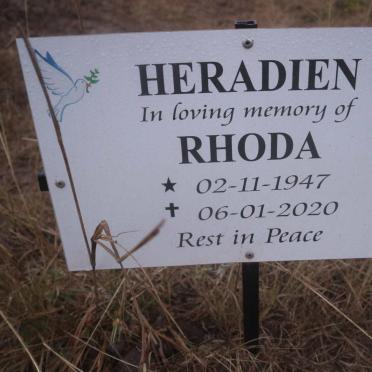 HERADIEN Rhoda 1947-2020