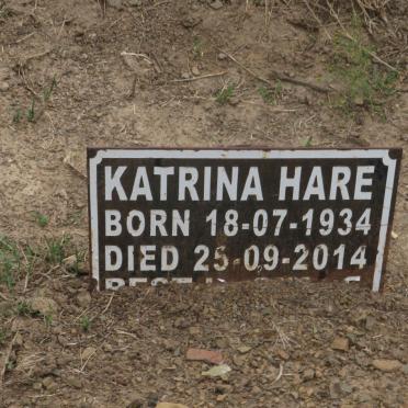 HARE Katrina 1934-2014