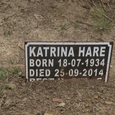 HARE Katrina 1934-2014