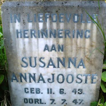 JOOSTE Susanna Anna 1943-1947