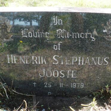 JOOSTE Hendrik Stephanus -1979