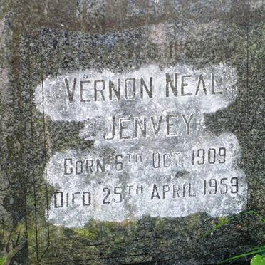 JENVEY Vernon Neal 1909-1959