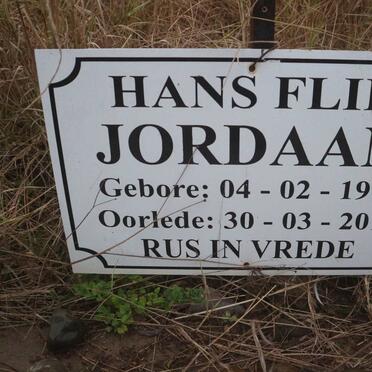 JORDAAN Hans Flip 1961-2014