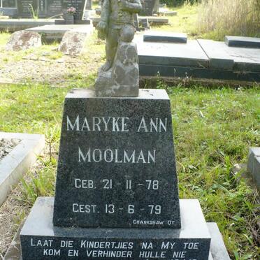 MOOLMAN Maryke Ann 1978-1979