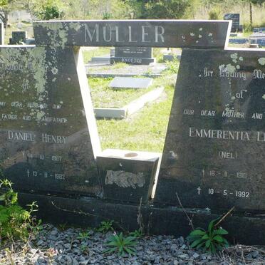 MULLER Daniel Henry 1907-1982 &amp; Emmerentia Lea NEL 1910-1992
