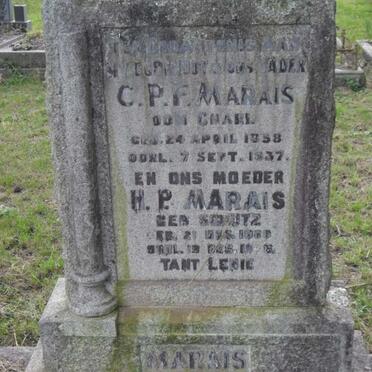 MARAIS C.P.F. 1858-1937 &amp; H.P. SCHUTZ 1860-19??