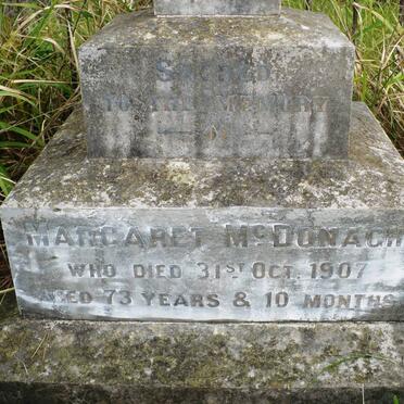 McDONAGH Margaret -1907