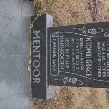 MENTOOR Ntombi Grace 1958-2013