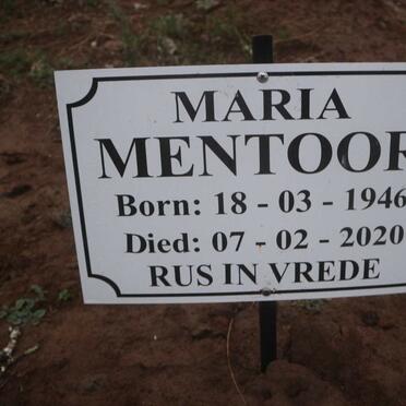 MENTOOR Maria 1946-2020