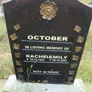 OCTOBER Rachelemily 1923-2003