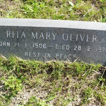 OLIVER Rita Mary 1906-1976