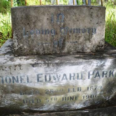 PARKIN Lionel Edward 1879-1906