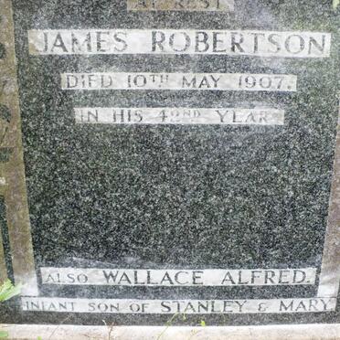 ROBERTSON James -1907 :: ? Wallace Alfred