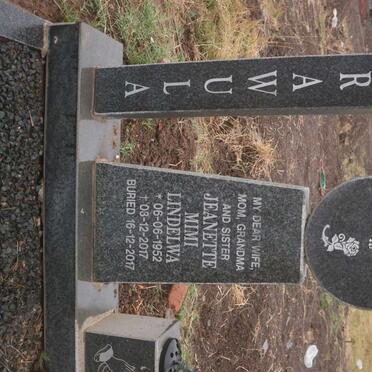 RAWULA Jeanette Mimi Lindelwa 1952-2017