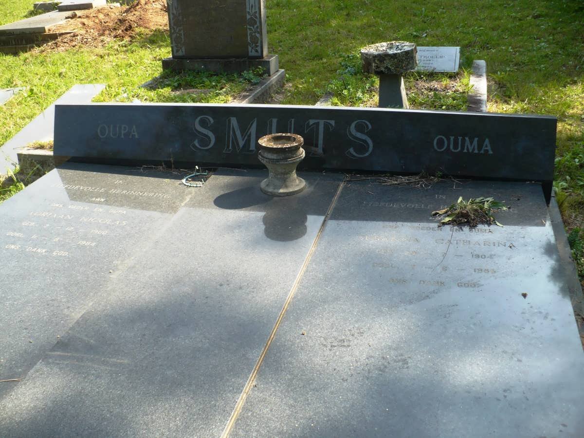 SMUTS Adriaan Nicolas 1900-1984 &amp; Susanna Catharina 1904-1985