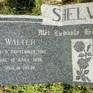SHELVER Walter 1910-1996 &amp; Jacomina Debora BOTHA 1904-1964