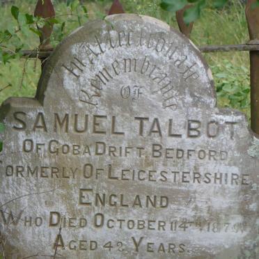 TALBOT Samuel -1879