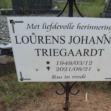 TRIEGAARDT Lourens Johannes 1949-2021