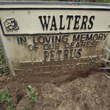 WALTERS Petrus 1938-2007