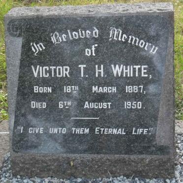 WHITE Victor T.H. 1887-1950