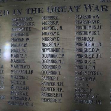 09. The Great War Memorial 1914-1919 - Those who served