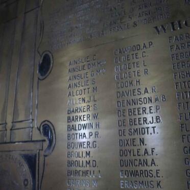 06. The Great War Memorial 1914-1919 - Those who served