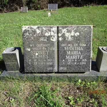 HISCOCK Sidney James 1921-1995 &amp; Martha Maria MARITZ 1921-2001