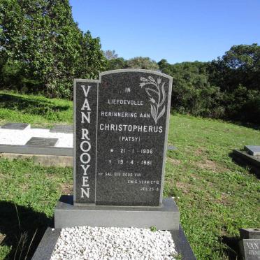 ROOYEN Christopherus, van 1906-1981