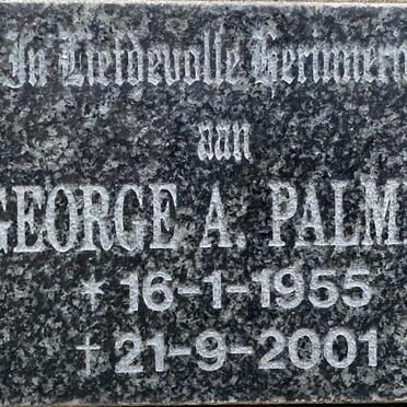 PALMER George A. 1955-2001