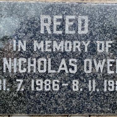 REED Nicholas Owen 1986-1986