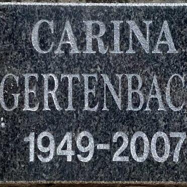 GERTENBACH Carina 1949-2007