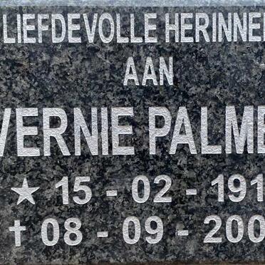 PALMER Vernie 1916-2009