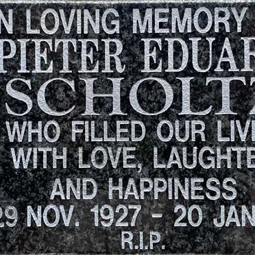 SCHOLTZ Pieter Eduard 1927-2007