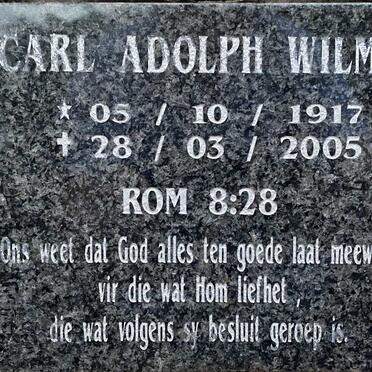 WILMS Carl Adolph 1917-2005