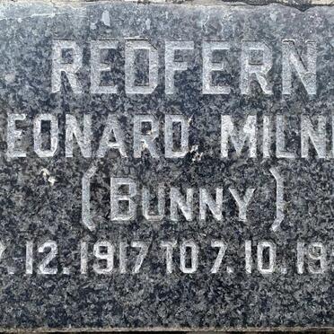 REDFERN Leonard Milner 1917-1994