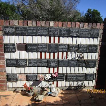 1. Memorial Wall Boesmansrivier cemetery