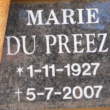 PREEZ Marie, du 1927-2007