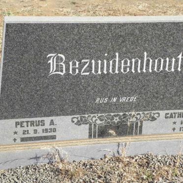 BEZUIDENHOUT Petrus A. 1930- &amp; Catherina M.E. 1925-1982