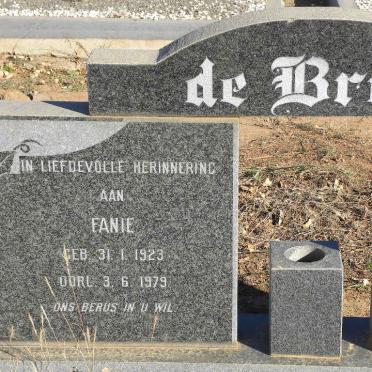 BRUIN Fanie, de 1923-1979