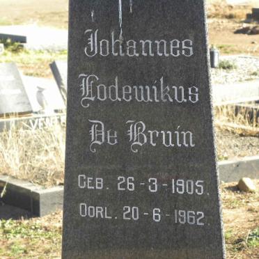 BRUIN Johannes Lodewikus, de 1905-1962