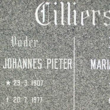 CILLIERS Charl Johannes Pieter 1907-1977 &amp; Maria Elizabeth 1908-2003