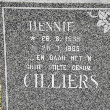 CILLIERS Hennie 1939-1983