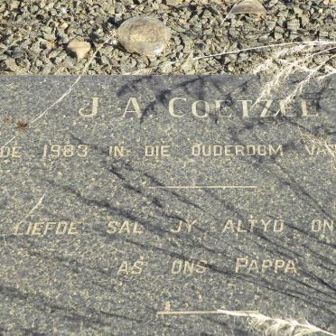 COETZEE J.A. 1920-1983