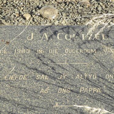 COETZEE J.A. 1920-1983