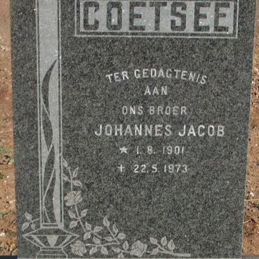 COETSEE Johannes Jacob 1901-1973