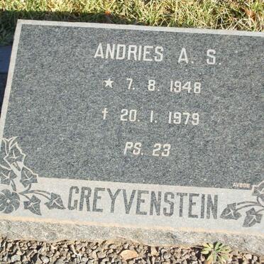 GREYVENSTEIN Andries A.S. 1948-1979
