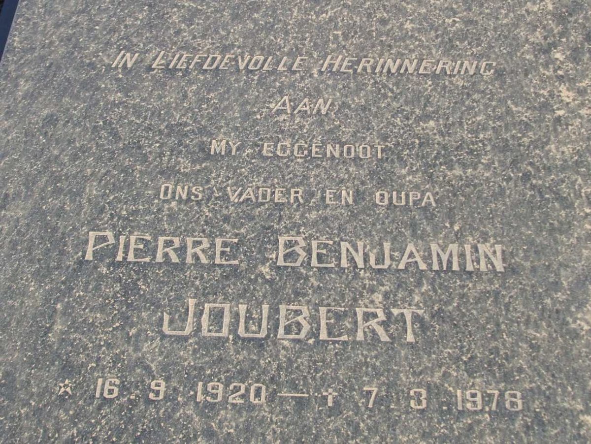 JOUBERT Pierre Benjamin 1920-1978