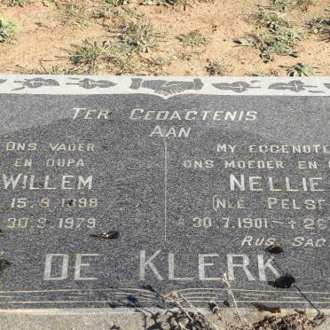 KLERK Willem, de 1898-1979 &amp; Nellie PELSER 1901-1978
